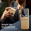 Премиальный клетчатый чехол из веганской кожи для Samsung Galaxy Z Flip 7 6 5 4 с защитой шарнира и стеклянной защитной пленкой для экрана. Новинка 2026
