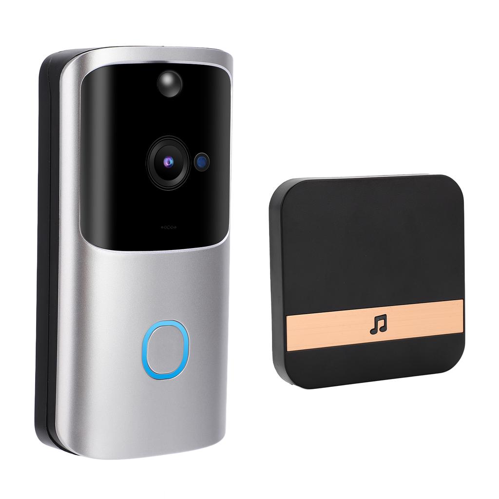 Умный беспроводной WIFI видеодомофон телефон с дистанционным управлением Интерком мониторинг сигнализация Silver 90?260VUS