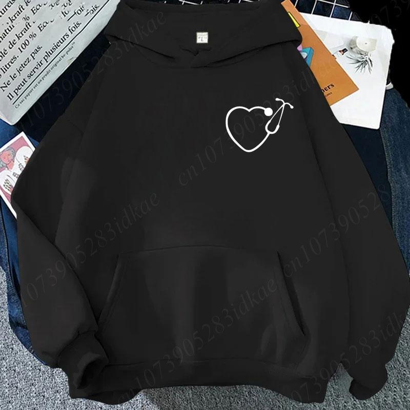 Толстовки для женщин с надписью «Зарегистрированная медсестра RN», персонализированная толстовка медсестры RN, забавные толстовки медсестры, зарегистрированная черная толстовка