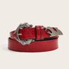 Irregular Y2K Rivet Belt Gothic Women Belt Cool Double Snake Belt  Female