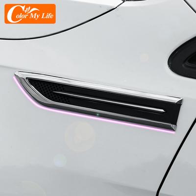 ABS автомобильная боковая модифицированная наклейка, авто фланговые наклейки для Mercedes Benz CES GLK SLK CLS Sl Class