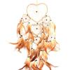 Dreamcatcher Hearts Pearls and Feathers Brown Sensor Dream Catcher