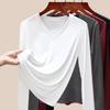 Tencel Sunscreen Blouse Long-sleeved Women's Thin Mask Top New Bottoming Shirt