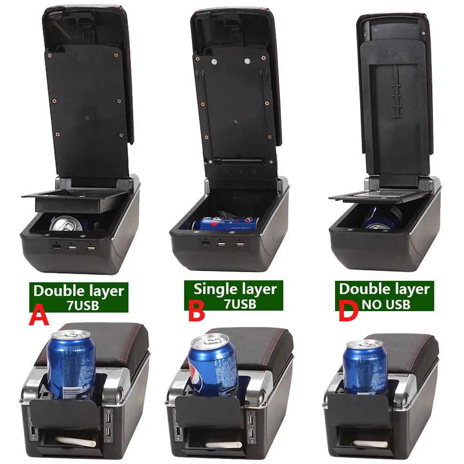 Для Renault Logan 2 Подлокотник Для Dacia Logan 2 Dokker Renault Sandero 2 Подлокотник для автомобиля Ящик для хранения аксессуаров для модернизации интерьера