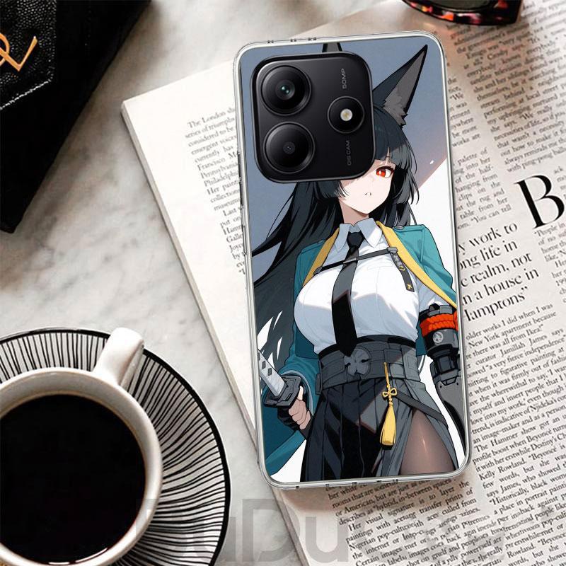 Чехол для телефона Xiaomi Redmi Note 14 13 12S 12 11 Pro Plus Zenless Zone Zero Hoshimi Miyabi 11S 10S 10 11E 11T + 9S 9 Печать