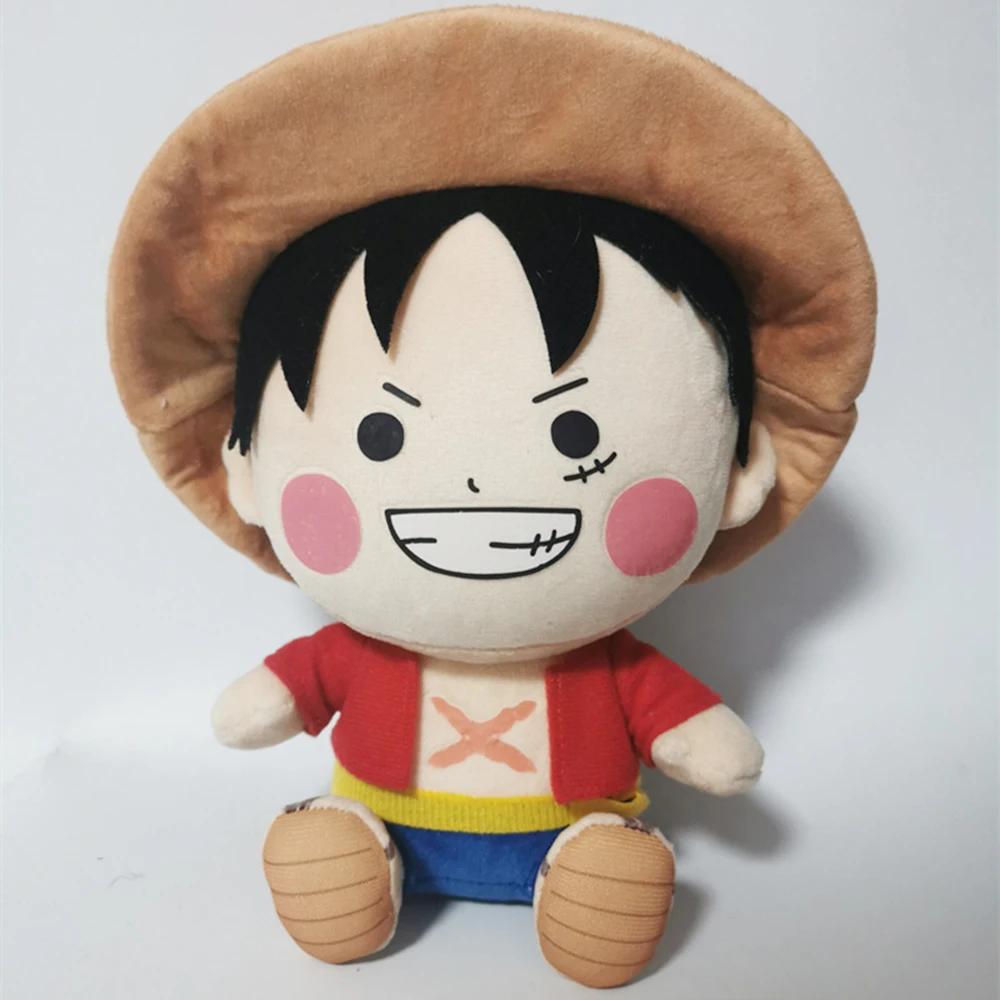 One Piece Plush Toy Luffy Roronoa Zoro Tony Tony Chopper Stuffed Doll Genuine Decoration Anime Pendant Kids Xmas Gift