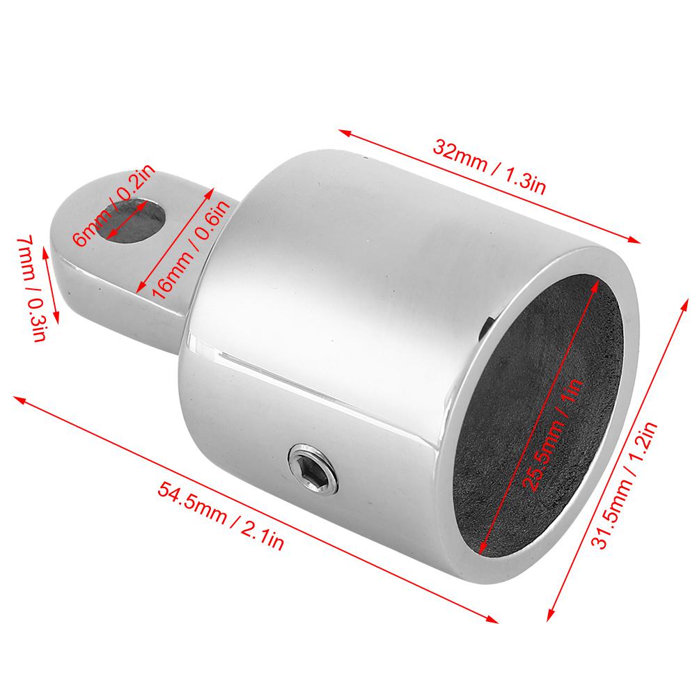 2 шт. Нержавеющая стальная проушина для крепления верхней части тента для лодки, крепеж для винтов 1