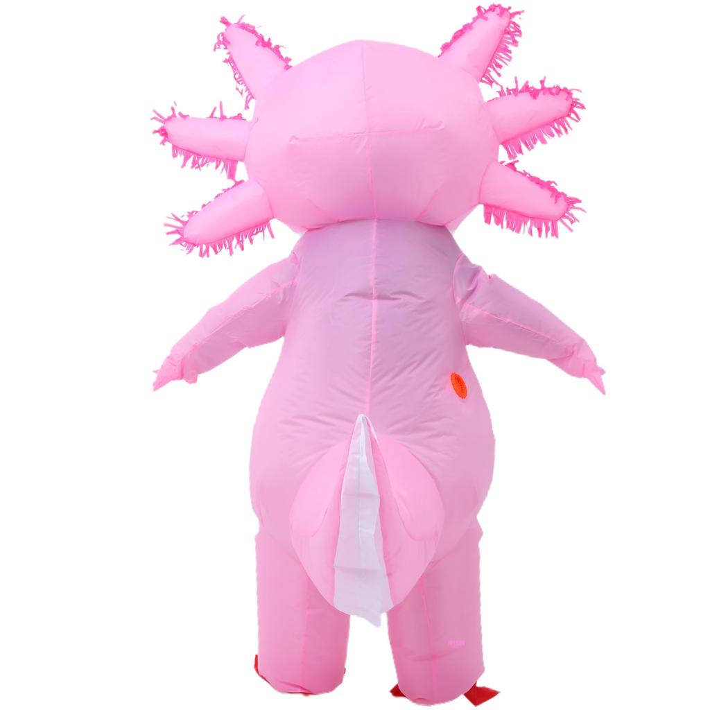 JOYBRO Inflatable Axolotl Funny Animal Axolotl Costume for Boys and Perfect for School and One Size Fits Kids' Costume, Girls, Halloween, Festivals,