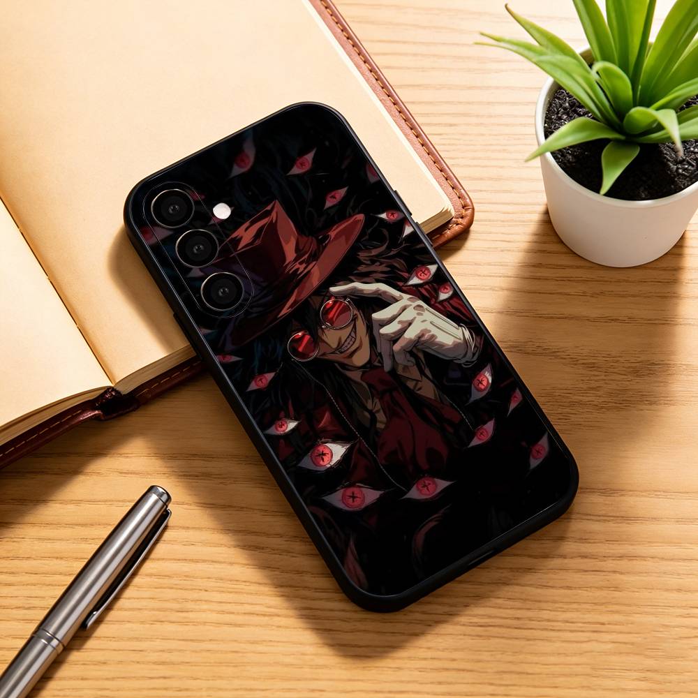 A-Alucard H-Hellsing Аниме Чехол для телефона Samsung Galaxy A73,A72,A71,A70,A53,A52,A51, Мягкий силиконовый черный чехол