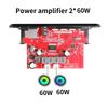 2*60W Stereo Bluetooth 5.0 MP3 Player Decoder Board 12V 120W Amplifier Car FM Radio Module Handsfree Support TF USB AUX Recorder