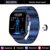 Модные умные часы 320*386 HD 3D изогнутый 1,96-дюймовый экран Bluetooth-вызов ЭКГ + PPG Сердечный ритм Артериальное давление Здоровье Смарт-часы + коробка