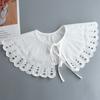 Мода 2023 года, женская, для девочек, кукла Лолита, шаль, поддельный воротник, вышитое ожерелье, лацкан, блузка, накидка на плечо, короткая накидка, поддельный воротник