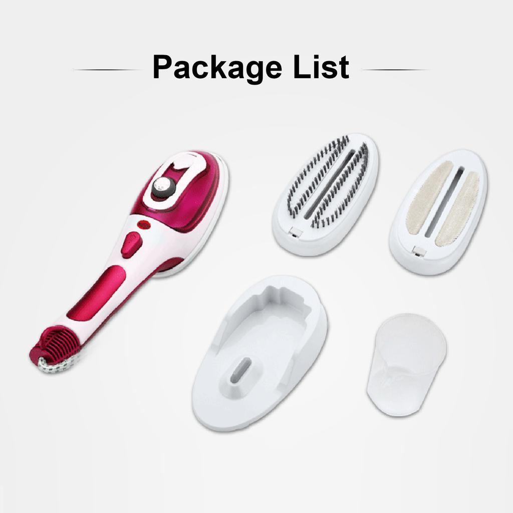 Handheld Steamer for Clothes, Hanging/Flat Garment Steamer and Portable Steam Iron with 2 Removable