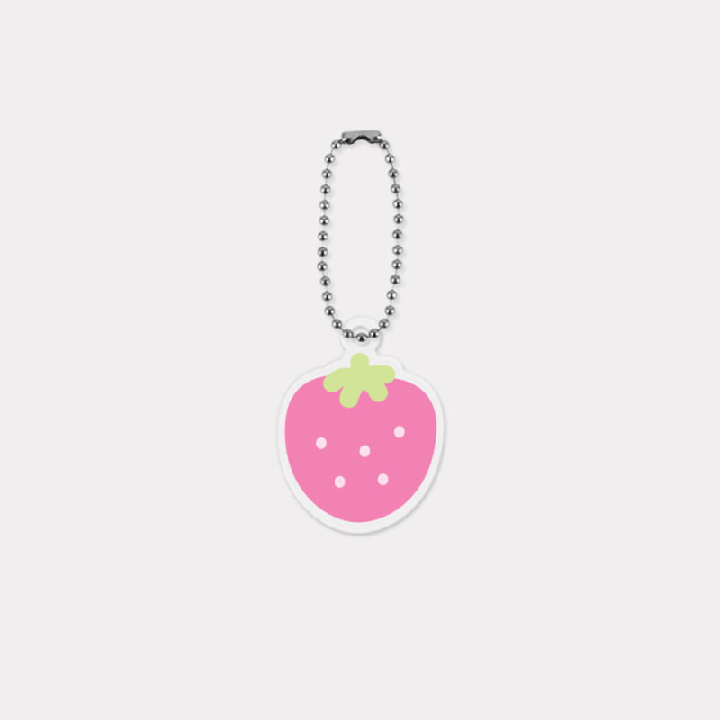mini fruit acrylic keychain