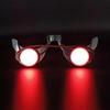 Halloween Red Eye Glasses Prop Party Horror Glasses Scary Luminous Glasses Props Tricky Eyewear Cosplay Props Glow In The Dark