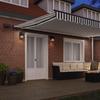 Manual Awning with LEDs Anthracite & White 500 X 300 Cm