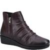 Womens/Ladies Plockton Leather Ankle Boots
