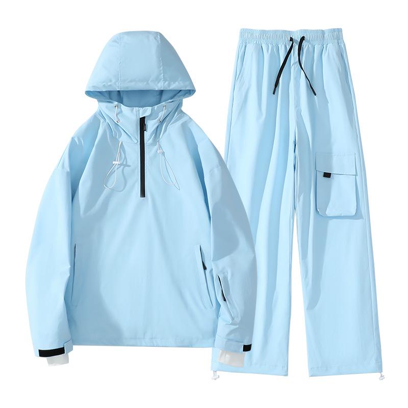 «Зимний водонепроницаемый горнолыжный и альпинистский костюм в гонконгском стиле с теплой курткой»