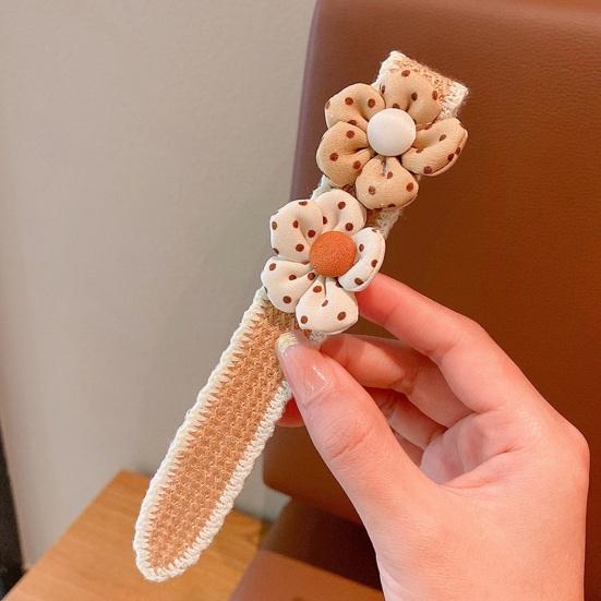 Повязка на голову для девочек с цветочным бантом, декор, безопасная лента-застежка, детская повязка для волос, головные уборы, аксессуары для волос, подарок на день рождения