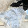 Plus Size Lolita Sexy Lace Edge Underwear Women's Panties Ice Silk High Elasticity Briefs Girl Student Oversized Underpants