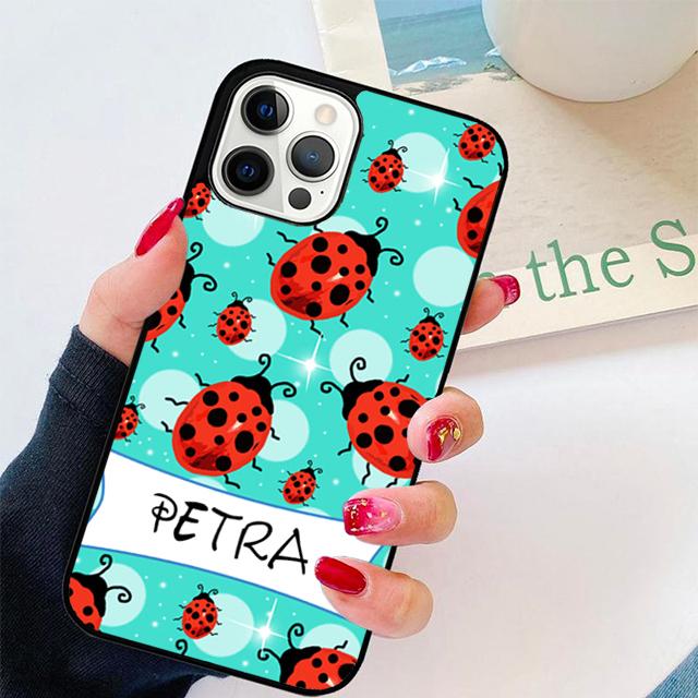 Осень 11 Цветных Божьих Коровок Чехол для Телефона Cover для iPhone 17 Air 16 16e 15 12 11 13 14 Pro Max Apple Plus Coque