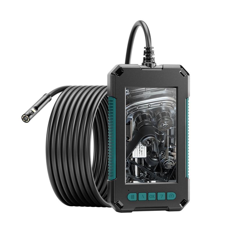 Industrial Endoscope Camera 4.3 Inch Screen HD1080P Single Dual Lens Pipe Car Inspection Borescope IP68 Waterproof LEDs 2600mAh