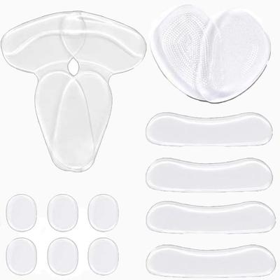 Размер каблука предотвращает ослабление подошвы Противоскользящая накладка, противонатирающая накладка, натирание, регулировка, противоскользящая накладка, (1Прозрачный)