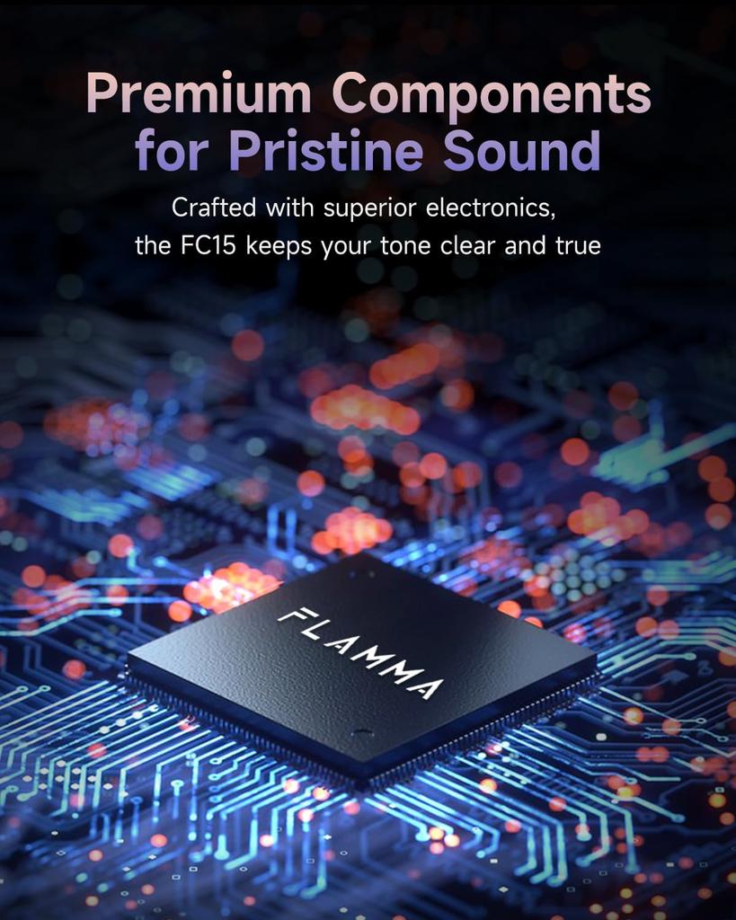 FLAMMA FC15 Аналоговый фленджер педаль для гитары Фиолетовый