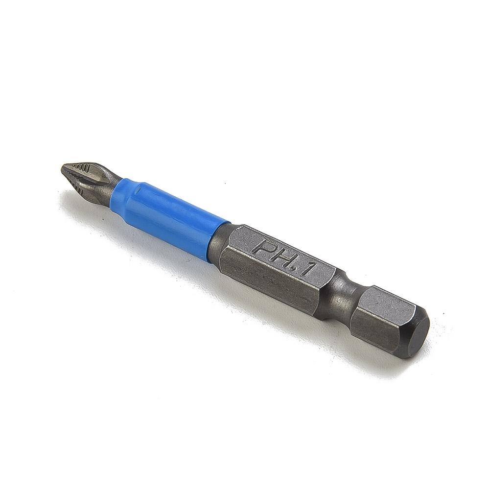 Магнитные биты для отвертки с одной головкой PH1/PH2/PH3/PZ1/PZ2/PZ3 из легированной стали 10 шт.
