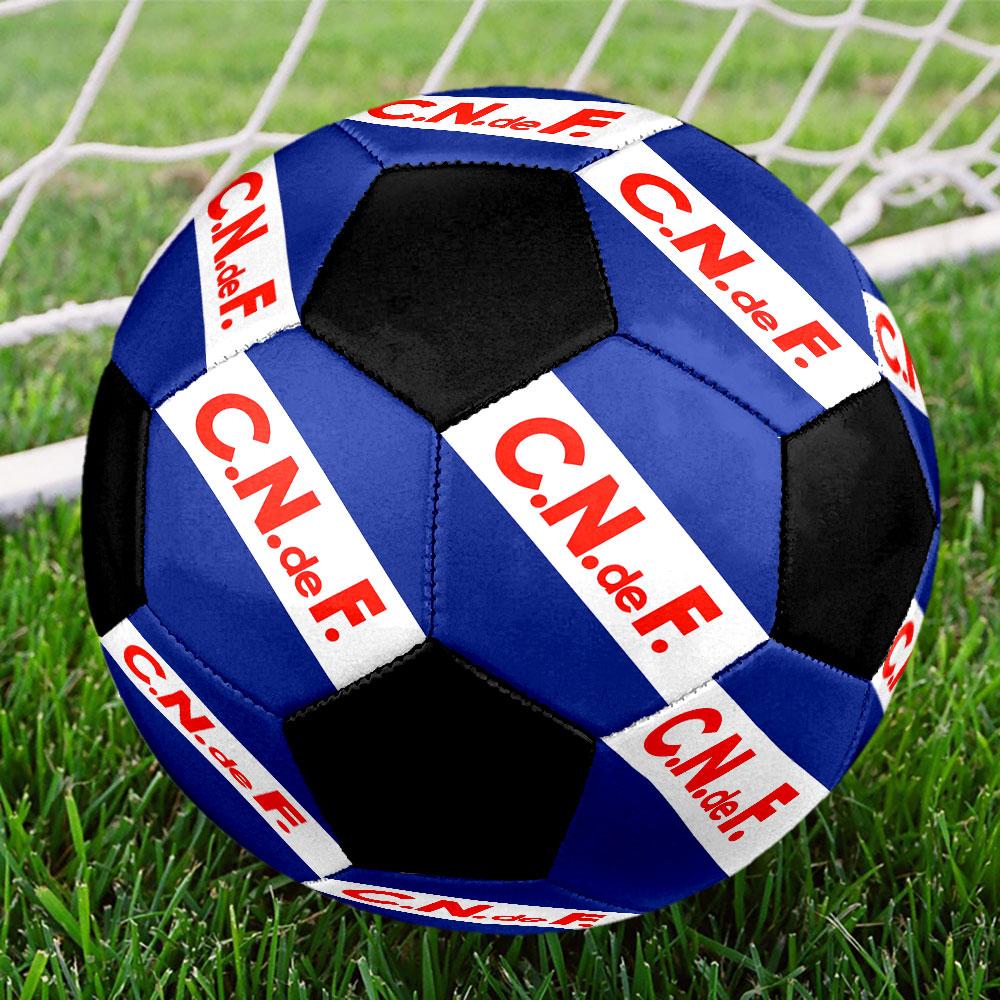 1pc Club Nacional de Football Soccer Ball Size 5 Indoor Soccer Ball Fashion Colorful Backyard Game - Great For Sports Fans Gift HE24