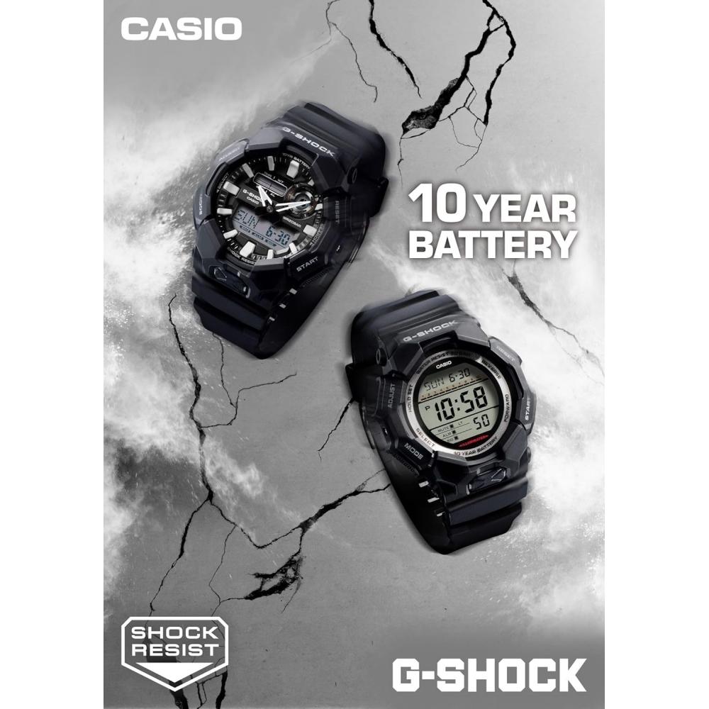 Casio Мужские S G Shock Полностью Черные Gd 010 1a1jf