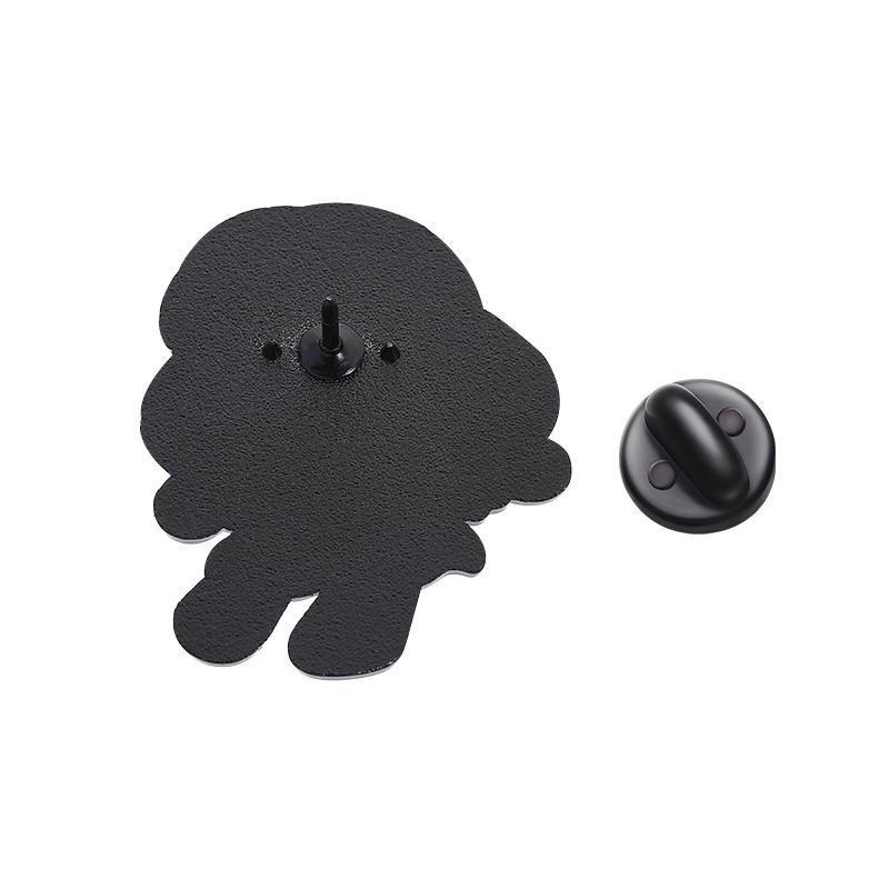 Темная кукла ужасов эмалевые значки на булавке, на заказ, броши волшебницы, значки на лацкан, одежда, готическая бижутерия, подарок для детей, друзей