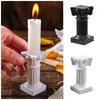 1Pcs Greek Column Statue Pedestal Indoor Home Dinning Room Candlestick Stand Durable Roman Pillar