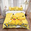 3 шт. комплект постельного белья Pokémon Включает 1 одеяло + 2 наволочки, Без подушек, Мягкий, Удобный,a0909204