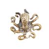 Brass Octopus Home Decoration Figurines Ornament Accessories Table Tea Pet Craft