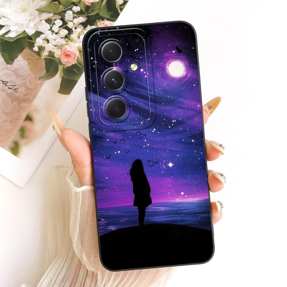 Чехол для Samsung A55 5G A556V A556B A556E A5560 Корпус для Samsung Galaxy A55 5G Обложка Силиконовый Модный Мультяшный Забавный Расписной