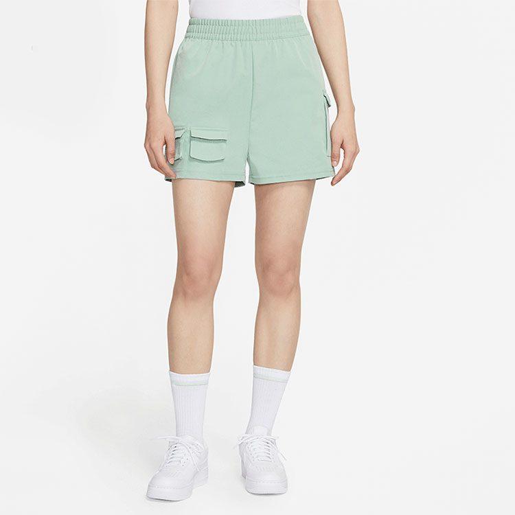 Nike Повседневные шорты женские зеленые средние CZ9382-006