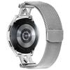 For Samsung Galaxy Watch 42mm Bands Stainless Steel M-Type Milanese Watch Band Silver Wrist Strap