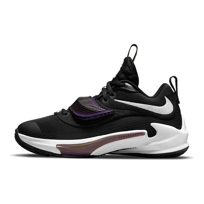 Nike Кроссовки детские Zoom Freak 3 GS Project 34 черные светло-голубые белые DB4158-001