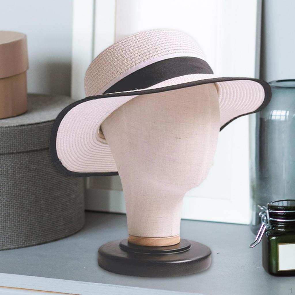 Mannequin Head Model Wig Hat Display Stand Holder 54cm Multifunctional Sturdy Manikin for