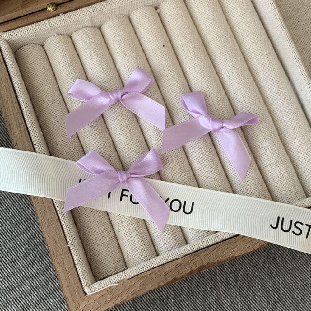 10 шт. Мини-зажимы для парика куклы, мини-заколки для волос с бантиком, заколки для волос хлопковой куклы, головной убор