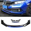 Artudatech 4PCS Universal Car Front Bumper Lip Body Kit Splitter Spoiler Diffuser Protector Car Accessories
