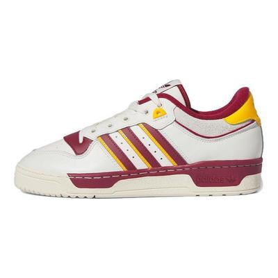 Rivalry 86 Low White Collegiate Burgundy Crew Yellow Кроссовки унисекс Cloud-White Team-Collegiate-Burgundy-2 IE7159
