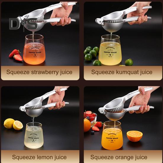 Соковыжималка для лимона из нержавеющей стали. Эргономичная ручка с защитой от ржавчины и отверстием для подвешивания. Легко хранить. Нескользящая ручная ручная соковыжималка.