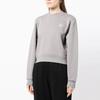 adidas Свитшот с логотипом X Stella McCartney, круглый вырез, повседневный, для женщин, серый HR2528