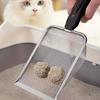 Stainless Steel Cat Litter Scoop with Small Holes - Ideal for Bentonite and Walnut Sand