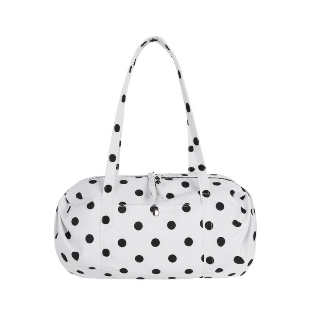 Lightweight Foldable Storage Bag Large Capacity Bowling Bag Fashion Nylon Handbag Women