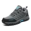 Hiking Shoes Men Outdoor Lace-up Anti-slip Short Plush Low-top Shoes Men Shock-absorbing Breathable Casual Sports Shoes Men