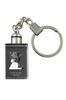 Danish-Swedish Farmdog - Crystal Key Ring with Dog Photo, Illuminated Key Ring, Unique Gift by Brand
