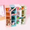 Desk Organizer for Pens Storage Brush Stand Desk Pencil Holder for Office Makeup Storage Box Kawaii Stationery School Supplies